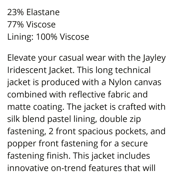 Jayley Bronze Stadium Puffer coat NWOT o/s - Picture 8 of 9